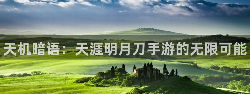 V8娱乐注册：天机暗语：天涯明月刀手游的无限可能