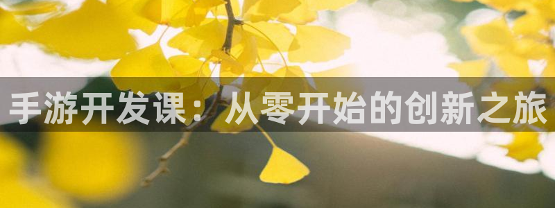 V8娱乐网：手游开发课：从零开始的创新之旅
